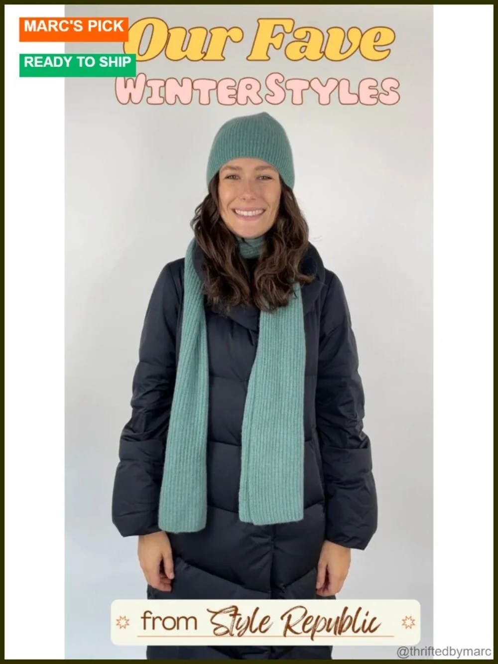 Chunky Knit Beanie 100% Pure Cashmere Soft Stretchy Winter Hat